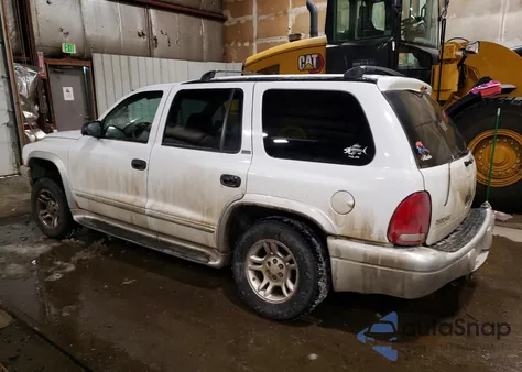 2002 Dodge Durango Slt Plus из США, поврежденный, VIN 1B4HS58N22F200580